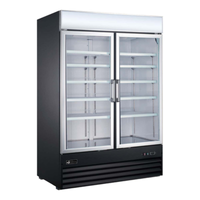 Réfrigérateur de présentation en verre à 2 portes de 48 pouces EFI C2-49GDVCX, 45 pi³