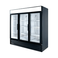 Refurbished True GDM-72 3-Door Glass Merchandising Refrigerator - 78.1"