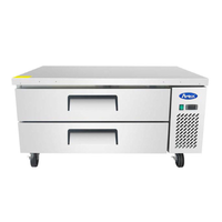 Atosa MGF8450GR 48-Inch 2-Drawer Refrigerated Chef Base and Equipment Stand