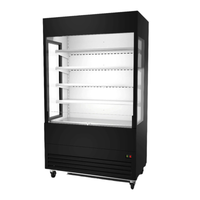 Ancaster AFE-OC-48G 48-Inch Glass-Sided Grab-and-Go Open Case Merchandiser