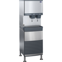 Follett 25FB414W-L Freestanding 425-Lb Water-Cooled Ice & Water Dispenser