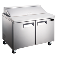 Réfrigérateur de préparation de sandwichs et salades commerciaux EFI CSDR2-60VCX 152 cm de la gamme X-Line