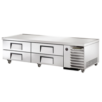 True TRCB-79-HC 79.25" Four-Drawer Commercial Refrigerated Chef Base