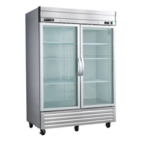 Maxx Cold MVR-49GDHC 54-Inch V-Series 2-Glass Door Commercial Reach-In Refrigerator