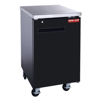 Armoire réfrigérée de bar arrière New Air NBB-23-SB, 23,5 po, à porte pleine simple