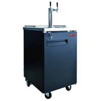 Distributeur de fût commercial New Air NBD-23-SB à section unique de 23,5 pouces avec double robinet