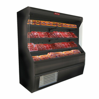 Howard-McCray SC-M32E-3-B-LED 38-Inch Endless Design Open Meat Merchandiser - Black