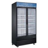 Réfrigérateur commercial en verre à 2 portes EFI Versa Chill de 39,5 pouces C2-39GDVCX