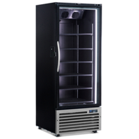Minus Forty 22-USGF-F2-BK-BI-FS 23.41 cu. ft. Single Glass Door Display Freezer - Black