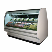 Howard-McCray SC-CDS40E-4C-LED 51.5" Curved Glass Refrigerated Deli Service Case
