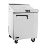 Table de préparation de sandwiches et salades EFI CSDR1-27VC-R Versa-Chill, 27,5 po, une porte