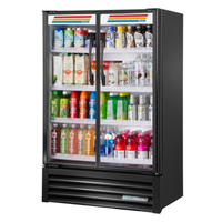 True TVM-36SL-HC~VM03 36-Inch Two-Door Slim Glass Refrigerated Merchandiser