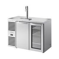 True TDR48-RISZ1-L-S-SG-1 48-Inch Dual-Door Commercial Draft Beer Dispenser