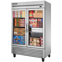 True TS-49FG-HC~FGD01 2-Section Reach-In Commercial Glass Door Freezer