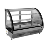 Vitrine réfrigérée de comptoir en verre courbé de 3,5 pi³ EFI CGCM-CT-2726