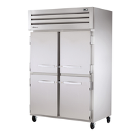 True Refrigeration STR2F-4HS-HC 52.63-Inch Two-Section Solid Half-Door Reach-In Freezer