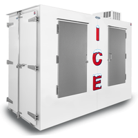 Leer L225UASPPL 225 Cu. Ft. Pallet-Loading Outdoor Ice Merchandiser