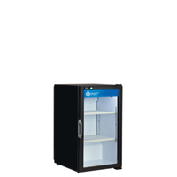 QBD DC6-HC 20.38-Inch Countertop Glass Door Cooler - Black