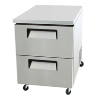 Réfrigérateur tiroir bas de comptoir commercial EFI CUDW2-27VC Versa-Chill de 27,5 po - 4,4 pi³