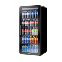 True CVM-11-HC~EGC01 24.88-Inch Curved Glass Refrigerated Display Merchandiser