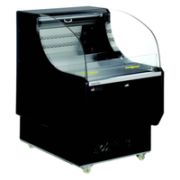 EFI CGOM-2642 25.9" Wide Open-Air Refrigerated Deli Merchandiser with Wood-Finish Exterior