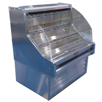 Howard-McCray 63-Inch Stainless Steel Open Refrigerated Merchandiser SC-OS30E-5C-S