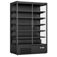 New Air NMD-50-2H 50-Inch 2-Door Glass Merchandising Refrigerator in Black