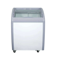 Ancaster Food Equipment XS-160YX 5.6 Cu. Ft. Glass Top Novelty Display Freezer