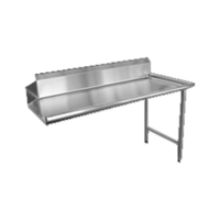 Omcan 28473 Right-Side Straight Clean Dishtable, 26-Inch Width