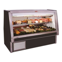 Howard-McCray SC-CDS34E-10-BE-LED 124.5" Black Double Duty Refrigerated Deli Display Case