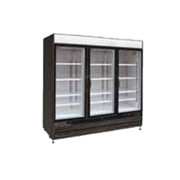 Maxx Cold X-Series 72 Cu. Ft. 3-Door Glass Display Refrigerator MXM3-72RBHC