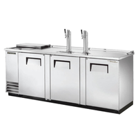 True TDD-4CT-S-HC 90.38" Stainless Steel Club Top Draft Beer Dispenser