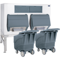 Follett DEV2650SG-72-ICS125L 2650 lb. Ice-DevIce Double Door Shuttle System with Carts