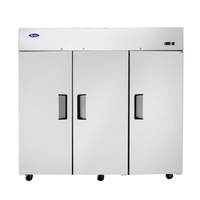 Atosa MBF8003GR Commercial 3-Door Reach-In Freezer - Top Mount Compressor
