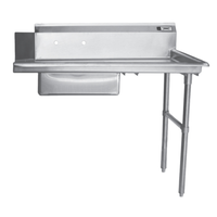 Thorinox TSDT-3048-R 48-Inch Right-to-Left Soiled Dishtable with Built-in Sink