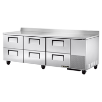 True TWT-93D-6-HC 93-Inch Deep 6-Drawer Worktop Refrigerator