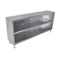 Thorinox TKOC-1872-SS 72-Inch Open Front Commercial Dish Cabinet