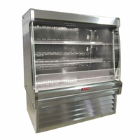 Howard-McCray SC-OD35E-6L-S-LED 75-Inch Stainless Steel Endless Open Dairy Merchandiser
