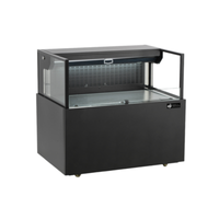 EFI CGOMS-3624 Versa Series 35.4-Inch Open-Air Refrigerated Grab-and-Go Display Case, Black