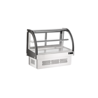EFI CGCM-CT-3633 Versa Series 36-Inch Refrigerated Drop-In Curved Glass Display Case