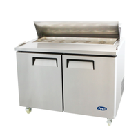 Atosa MSF3610GR 36-Inch 2-Door Refrigerated Sandwich & Salad Prep Table