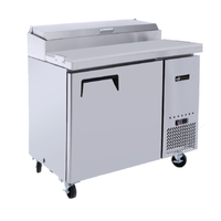 Réfrigérateur de préparation à pizza à porte unique de 44 pouces EFI CPDR1-44VC-R Versa-Chill