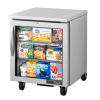 True TUC-27FG-HC~FGD01 27.63" Glass Door Undercounter Commercial Freezer