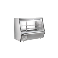 EFI CDCSS-72 Stainless Steel Straight Glass Deli Display Case, 34.5 Cu. Ft.