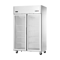 Congélateur de présentation vitré à deux portes EFI Versa-Chill F2-52GDSVC de 51,7 pouces