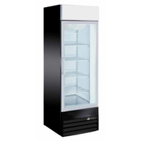 Réfrigérateur commercial à porte simple vitrée noire EFI C1-27GDVCX de 29 pouces