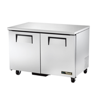 True Refrigeration TUC-48F-HC 48-Inch Solid Two-Door Undercounter Commercial Freezer
