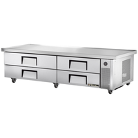 True TRCB-82-86-HC 86-1/4" Four-Drawer Commercial Refrigerated Chef Base
