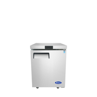 Atosa MGF24RGR 24-Inch Solid Door Commercial Undercounter Refrigerator, 4.8 Cu. Ft.