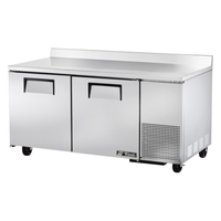 True Refrigeration TWT-67F-HC 67.25-Inch Two-Door Deep Worktop Freezer